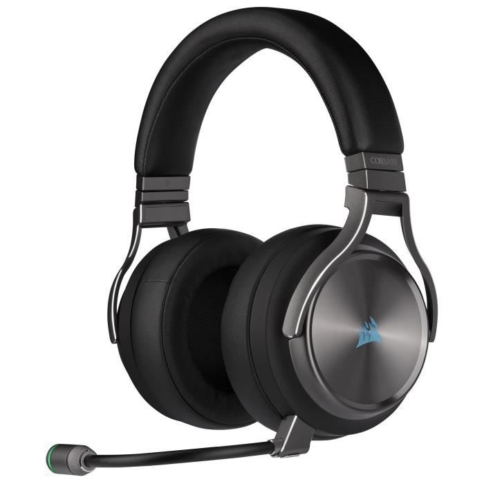 CORSAIR Casque Gamer VIRTUOSO RGB SE sans fil - Gris acier (CA-9011180-EU)