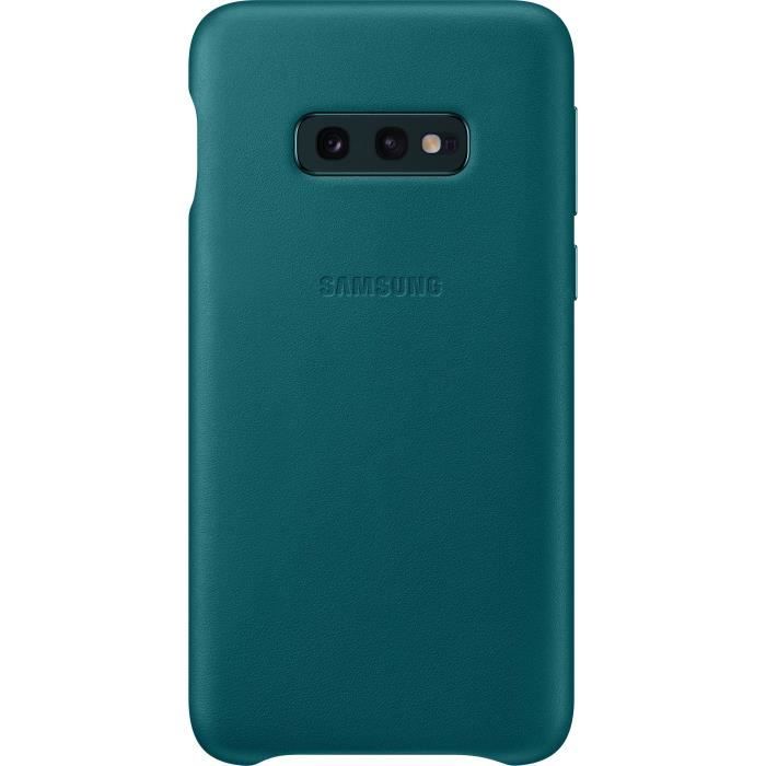 Samsung Coque en cuir S10e - Vert