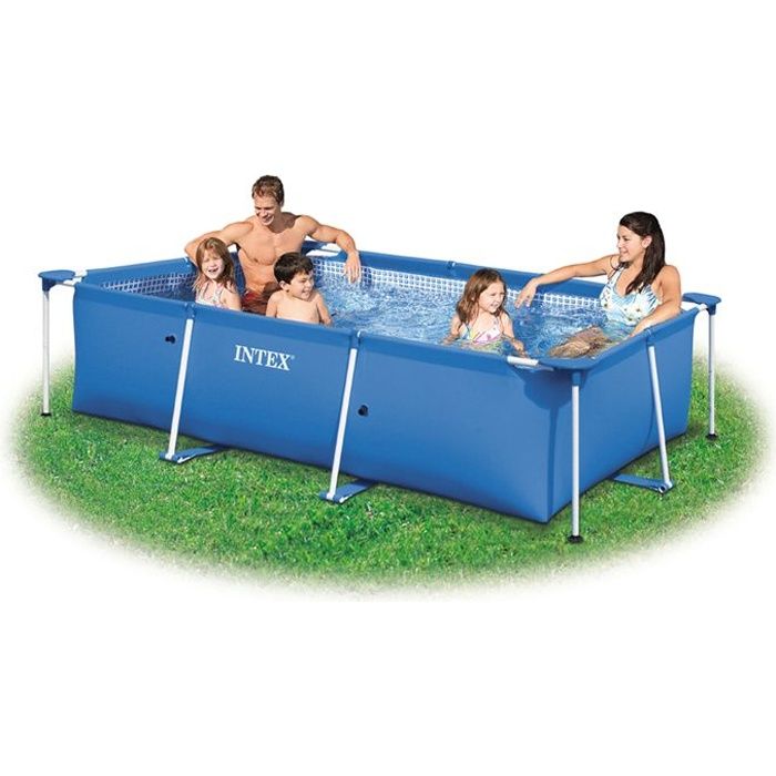 Piscinette Metal Frame INTEX tubulaire 2,3 m³