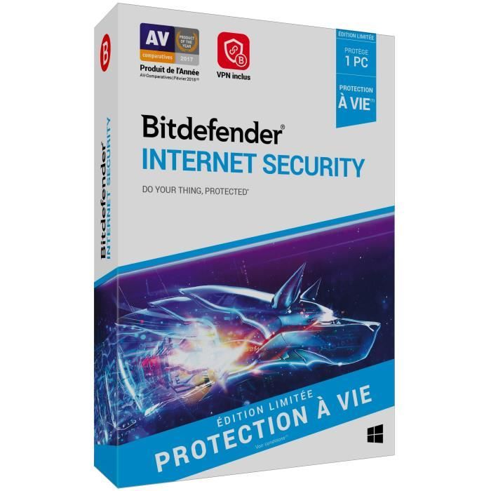 Bitdefender Internet Security - à vie - 1 PC
