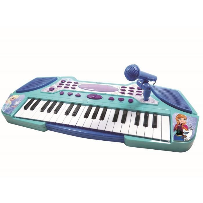Clavier Electronique avec Micro La Reine des Neiges