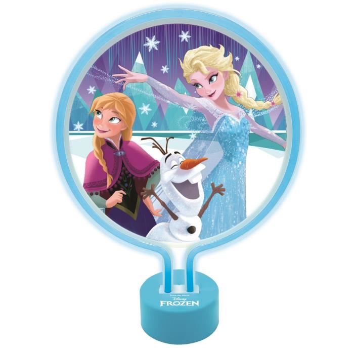LA REINE DES NEIGES Lampe néon chambre enfant LEXIBOOK