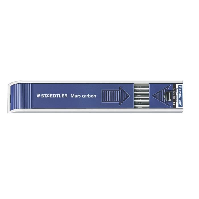 STAEDTLER Etui 12 Mines Graphite 2mm HB
