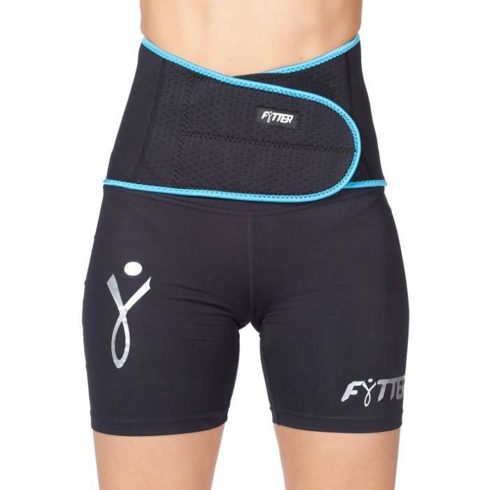FYTTER Waist support neoprene AWS0LB, accessoire textile transpirable pour la fixation de la zone lombaire pendant l'exercice.