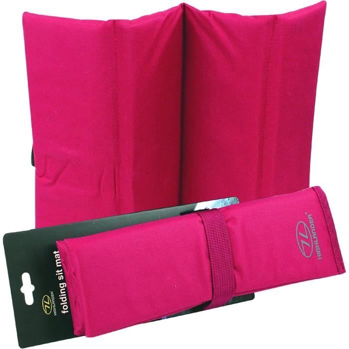 HIGHLANDER Tapis siège pliant Rouge