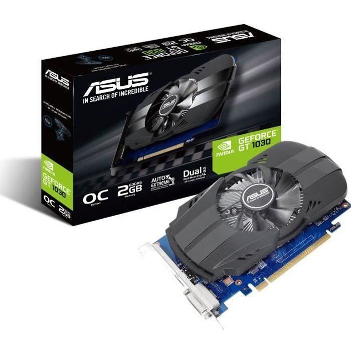Asus Carte graphique GeForce® GT 1030 - 2 Go - GDDR5