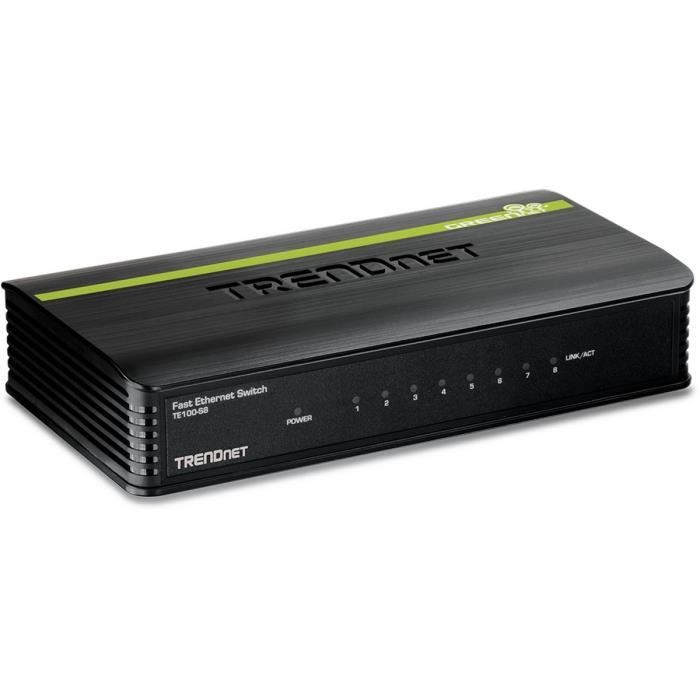TRENDnet TE100-S8 - Switch 8 ports Ethernet