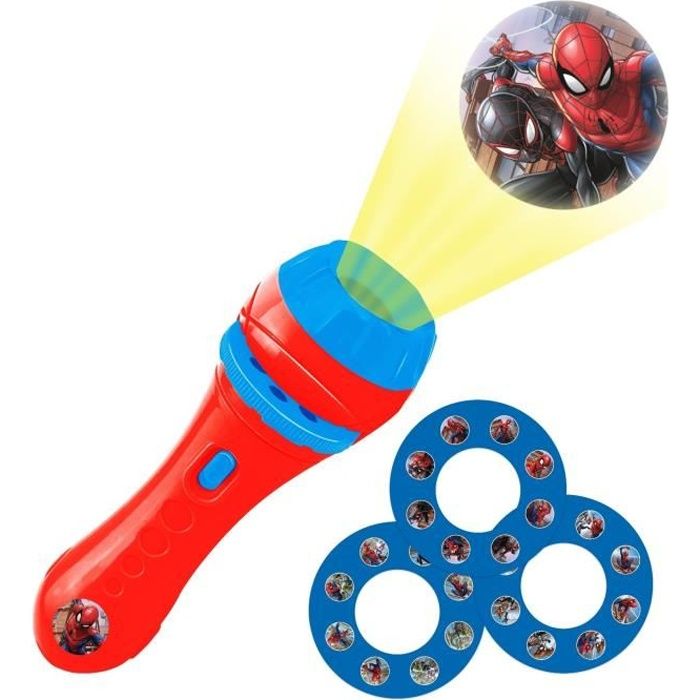 SPIDER-MAN - Projecteur à histoires et lampe torche - LEXIBOOK