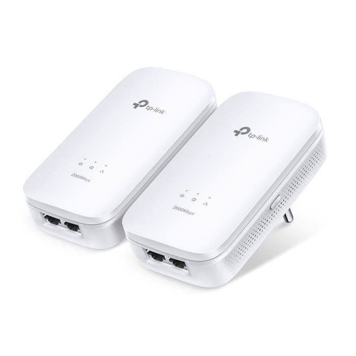 TP-Link Kit de démarrage Powerline Gigabit à 2 ports AV2000