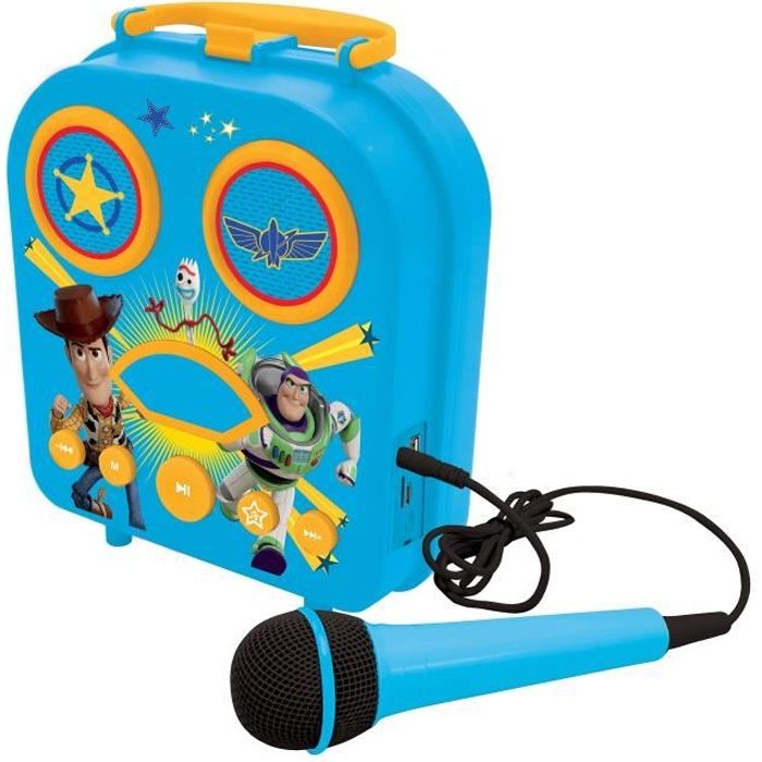 TOY STORY 4 Mon enceinte connectée portable sans fil avec micro LEXIBOOK