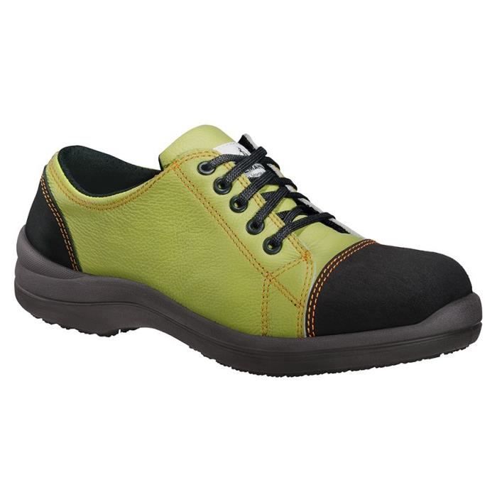 LEMAÎTRE PARABOLIGHT Chaussures de sécurité basse femme Libert'In S3 SRC vert anis