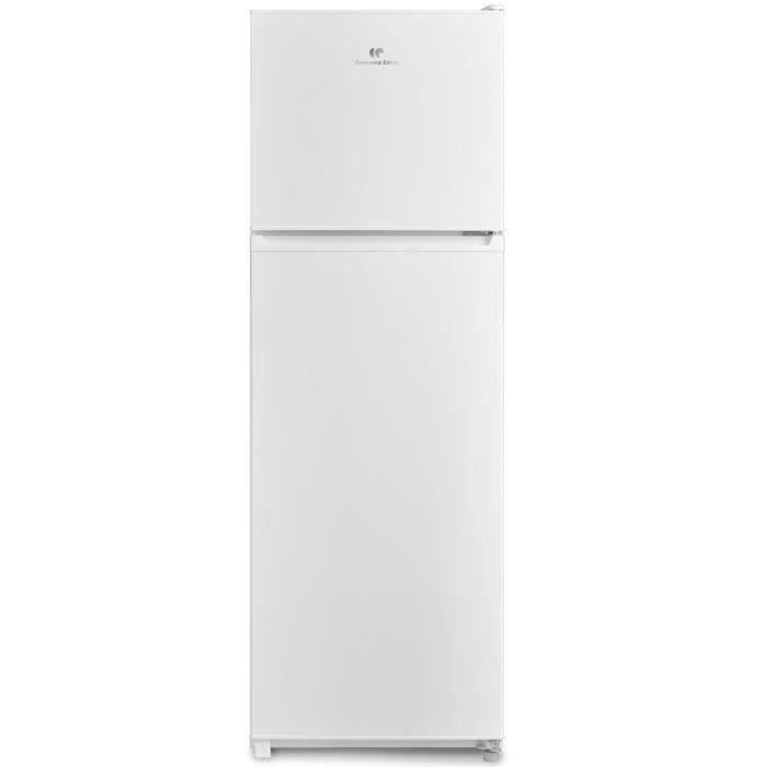 Réfrigérateur congélateur haut CONTINENTAL EDISON CEF2D300W1 294 L froid statique L 59,5 cm x H 176 cm Blanc