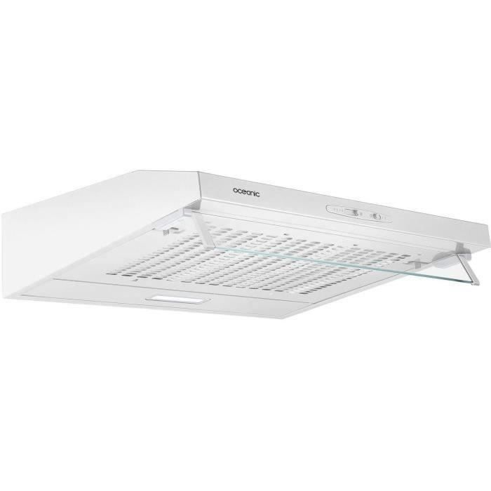Hotte visière OCEANIC OCEAHC180W8 60 cm - Blanc