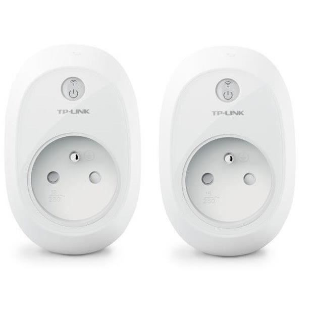 TP-LINK Pack de 2 Prises connectées HS110 avec mesure de consommation