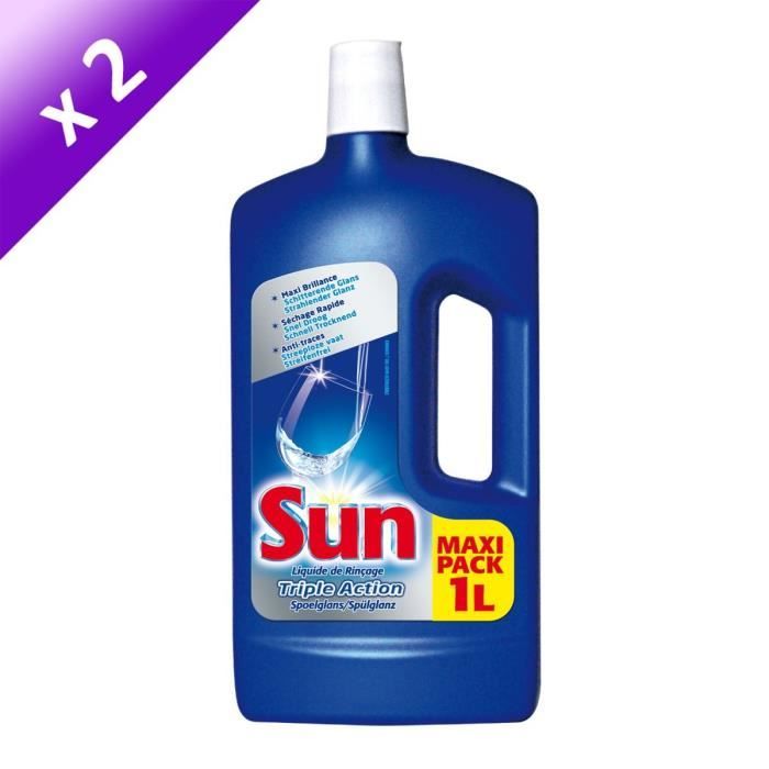 SUN Liquide de Rinçage 2x1l