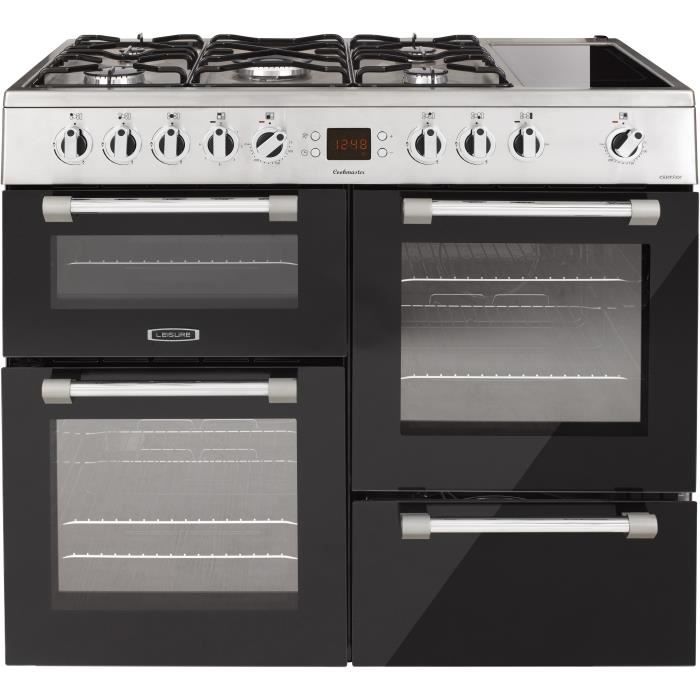 LEISURE CK100F320XG - Piano de cuisson table gaz-5 foyers-5,8kWh-Fours électrique:3 cavités-58-60L-A-Inox