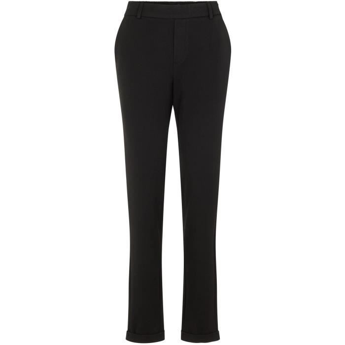 VERO MODA Pantalon Ajusté Noir Femme