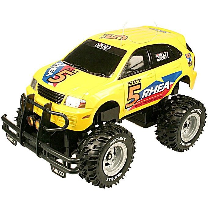 Voiture radiocommandee Nikko 4x4 Rhea 36 cm 1 18e Jaune Garcon A partir de 6 ans Cdiscount Jeux Jouets