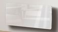 CARRERA Radiateur électrique à inertie céramique Jarpa - Programmation LCD - 2000 W - Façade en verre blanc-1