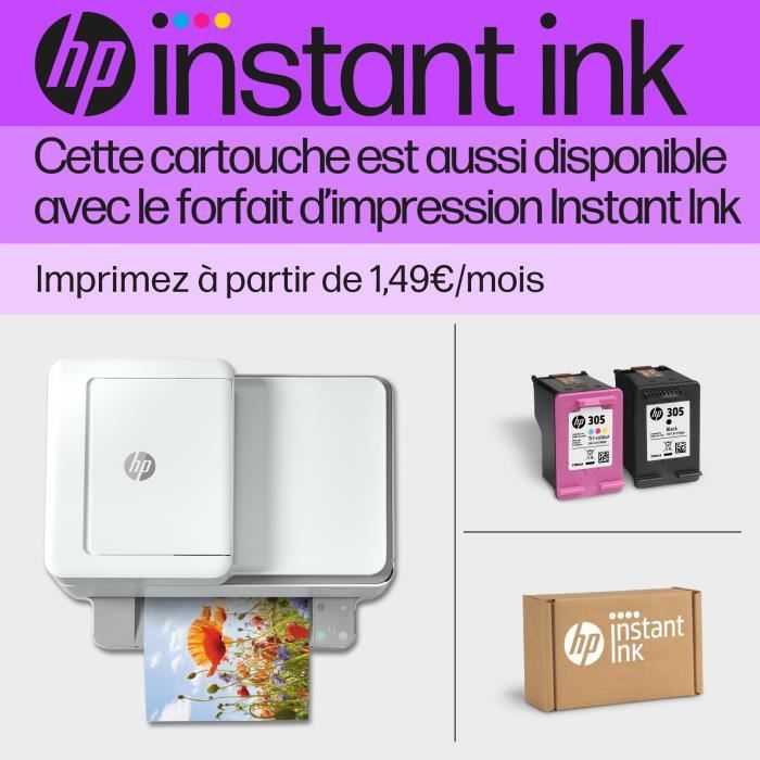 Cartouche d'encre trois couleurs HP 305 authentique - HP Store France