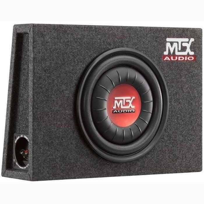 MTX RTF10AS Caisson de grave voiture extra plat clos 25cm RMS 4Ω membrane polypropylène