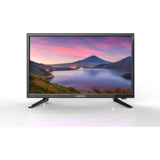 OCEANIC TV LED 22' (54cm) Full HD Caravaning - Adaptateur 12V-220V- 1xHDMI