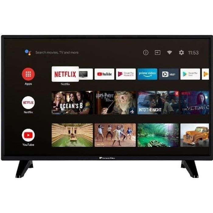 Téléviseur - 32 pouces ( 80 cm) TV connectée Android TV