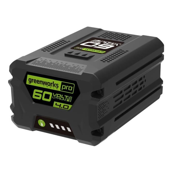 Batterie Li-Ion 60V 4Ah pour outils Greenworks - Haute performance et charge rapide
