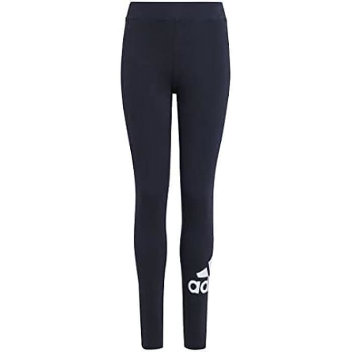 Leggings - adidas - G Ess BL Tig - Fille - Noir/Blanc - Confort Multisport