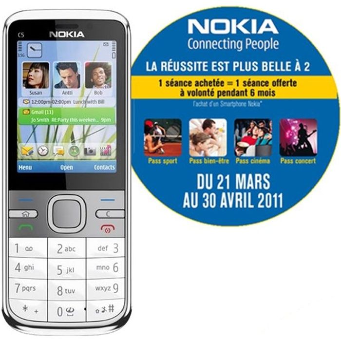 NOKIA C5-00 Blanc