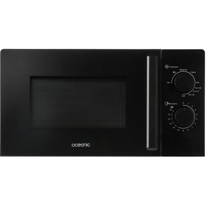 Micro-ondes grill OCEANIC MO20BG Noir L45 x H24 x P32,1 cm 20L - Cdiscount  Electroménager