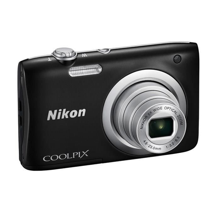NIKON COOLPIX A100 Noir - 20,1 mégapixels - Zoom NIKKOR - Appareil photo compact