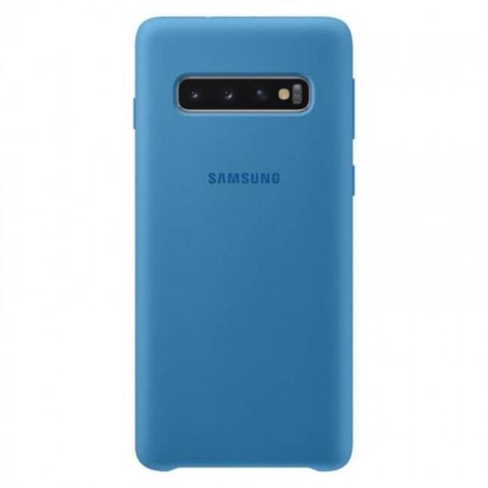 Samsung Coque Silicone S10 ultra fine - Bleu
