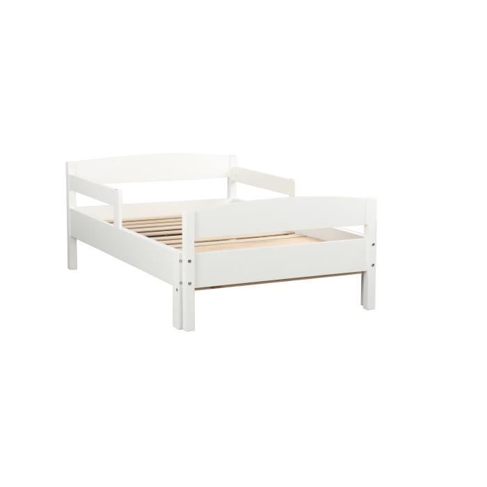 Iban Lit Evolutif Enfant En Pin Massif Et Mdf Blanc Sommier Inclus 90 X 140 170 0 Cm Cdiscount Maison Iban Lit Evolutif Enfant En Pin Massif Et Mdf Blanc Sommier Inclus 90 X 140 170 0 Cm Cdiscount Maison