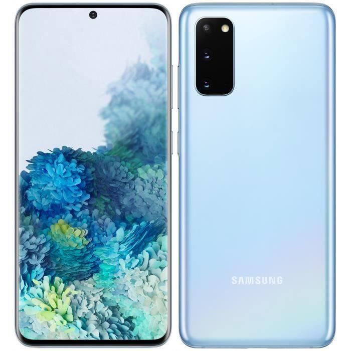 Vente Téléphone portable Samsung Galaxy S20 128 Go Bleu pas cher Vente Téléphone portable Samsung Galaxy S20 128 Go Bleu pas cher