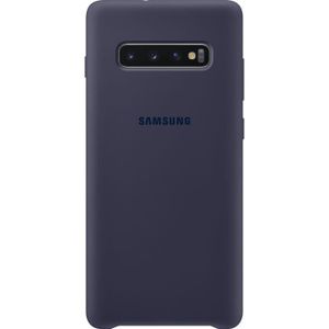 COQUE - BUMPER Samsung Coque Silicone S10+ ultra fine - Bleu mari