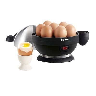 Cuiseur à œufs SENCOR SEG 720BS Jusqu'à 7 œufs Cuisson à la coque mollet ou dur Couvercle en inox - vue 1