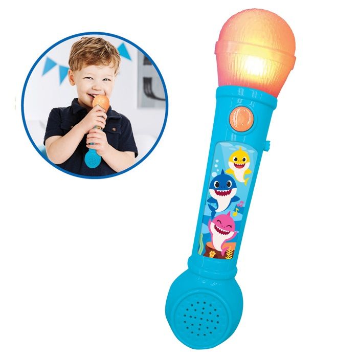 LEXIBOOK Microphone Lumineux La Casa de Muñecas de Gabby avec Haut-parleur Intégré, Effets