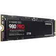 SAMSUNG - SSD Interne - 980 PRO - 2To - M.2 NVMe (MZ-V8P2T0BW) - Contrôle thermique intelligent - Compatible PS5-2