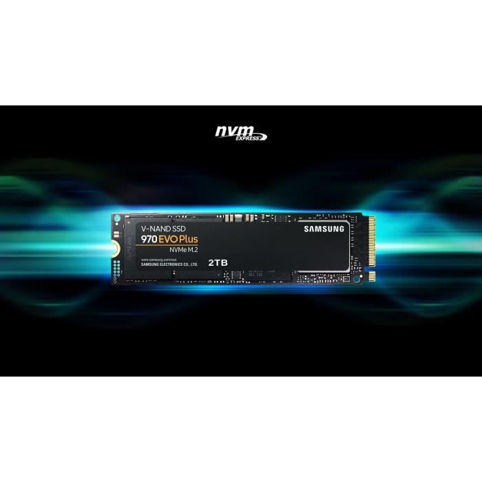 SAMSUNG SSD Interne 970 EVO PLUS 500Go M.2 NVMe MZ V7S500BW Cdiscount Informatique