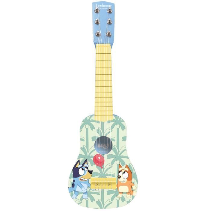 Lexibook Bluey Ma première Guitare pour Enfant 6 Cordes en Nylon 53 cm Guide Inclus Dès 3 ans