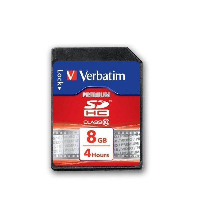 Verbatim Carte mémoire flash 8 Go Class 10 SDHC - vue 2