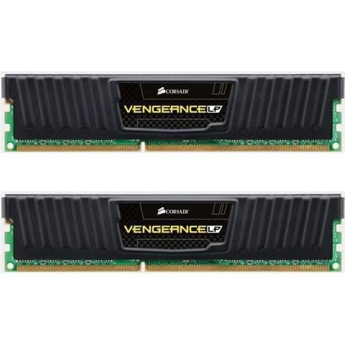 Mémoire RAM - CORSAIR - Vengeance RGB Pro DDR4 - 16GB 2x8GB DIMM - 3200 MHz  - 1.35V - Noir (CMW16GX4M2C3200C)