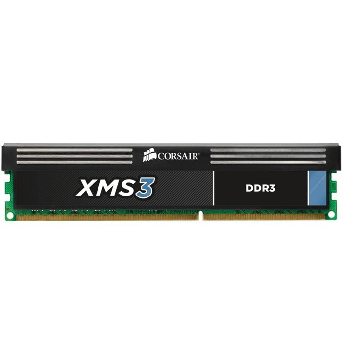 Vente Memoire PC Corsair 4Go DDR3 1600MHz C9 XMS3 pas cher