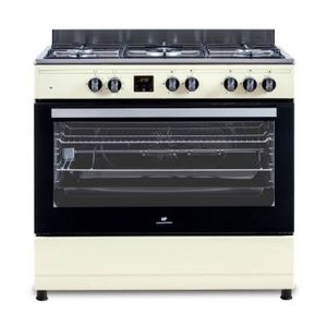 Cuisinière à Gaz 4 Brûleurs Manuel - 75 000 BTU/brûleur - Noir - Pour Intérieur/Extérieur