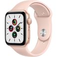 Apple Watch SE GPS - 44mm Boîtier aluminium Or - Bracelet Rose des Sables (2020) - Reconditionné - Excellent état-0