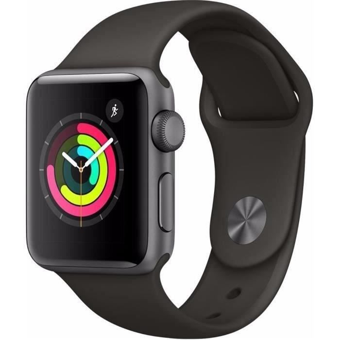 Apple Watch Series 3 GPS Boîtier 38 mm Aluminium Bracelet 2017 Très bon état - vue 2