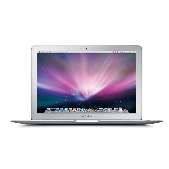 Top achat PC Portable APPLE MacBook Air 13" 2010 Core 2 Duo - 1,86 Ghz - 4 Go RAM - 128 Go SSD - Gris - Reconditionné - Comme Neuf pas cher