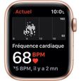 Apple Watch SE GPS - 44mm Boîtier aluminium Or - Bracelet Rose des Sables (2020) - Reconditionné - Excellent état-3