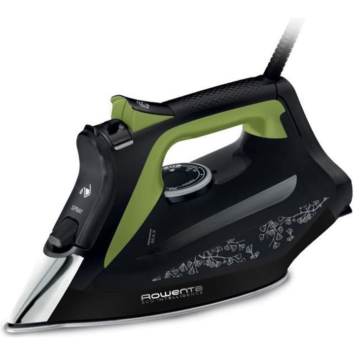 Rowenta Fer vapeur DW6330D1 Eco Intelligence distribution optimale de la vapeur puissance temps de préchauffage rapide 1 - vue 3